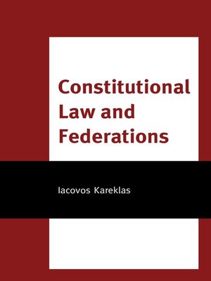 cover image of Constitutional Law and Federations